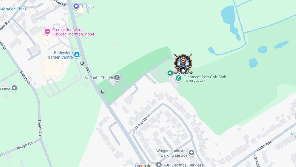 Ellesmere Port Golf Club map